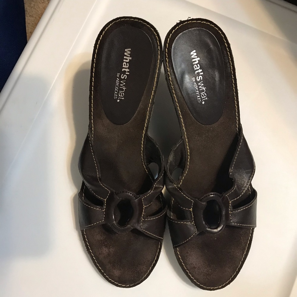 Aerosoles heeled sandals